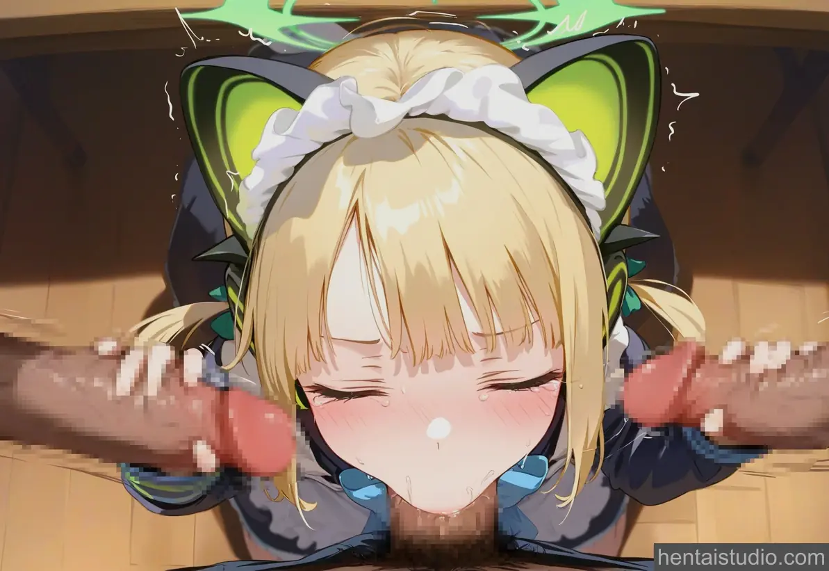 Saiba Midori from Blue Archive hentai art 3 of 16