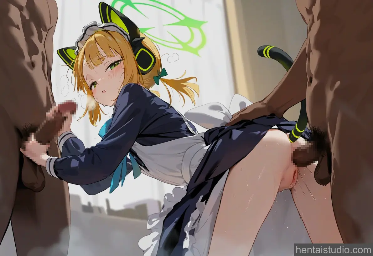Saiba Midori from Blue Archive hentai art 5 of 16