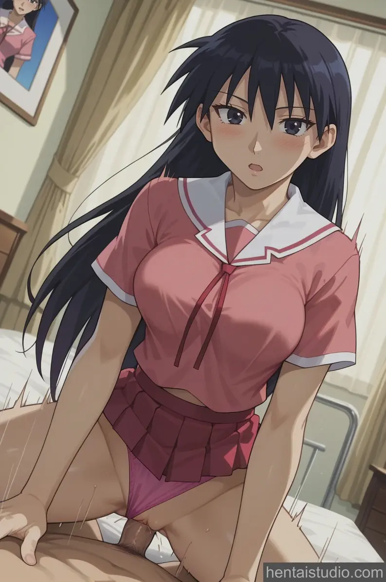 Sakaki from Azumanga Daioh hentai art 16 of 31