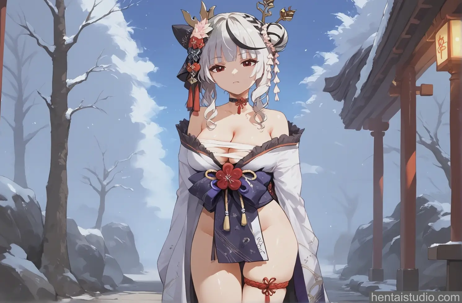 Sakamata Chloe from Hololive hentai art 12 of 16