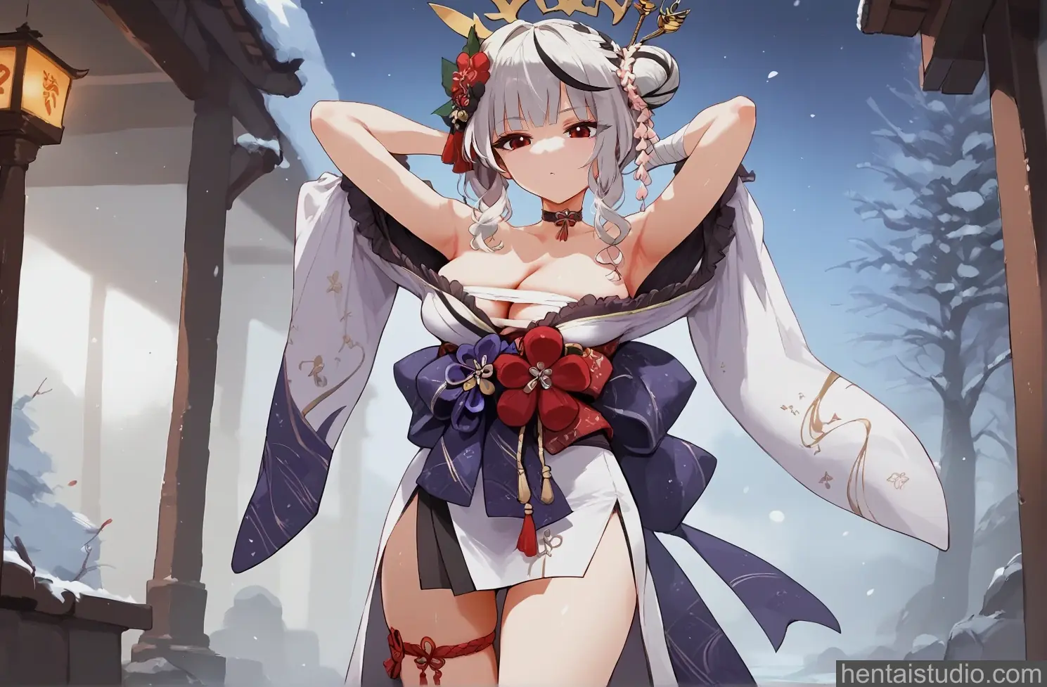 Sakamata Chloe from Hololive hentai art 3 of 16