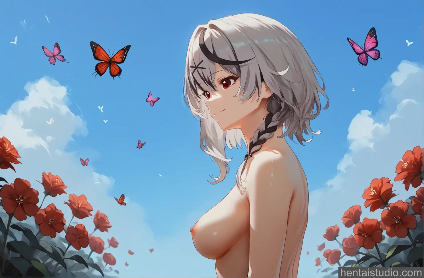Sakamata Chloe from Hololive hentai art 6 of 16