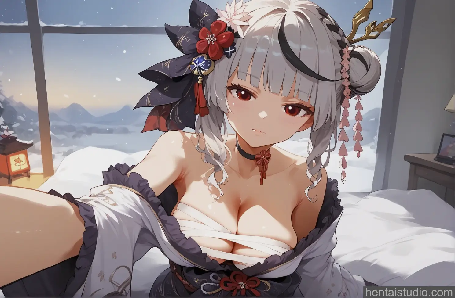Sakamata Chloe from Hololive hentai art 9 of 16