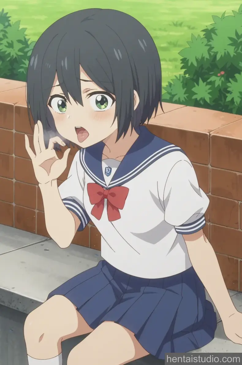 Saki Aoi from Senpai Is An Otokonoko hentai art 15 of 127