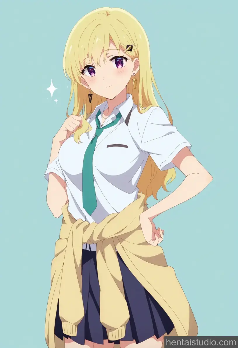 Saki Ayase from Days With My Stepsister hentai art 1 of 65