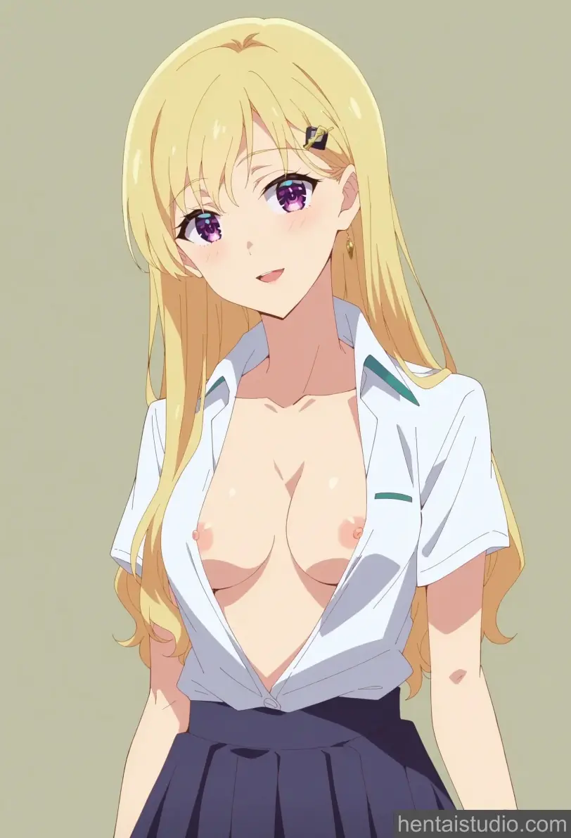 Saki Ayase from Days With My Stepsister hentai art 14 of 65