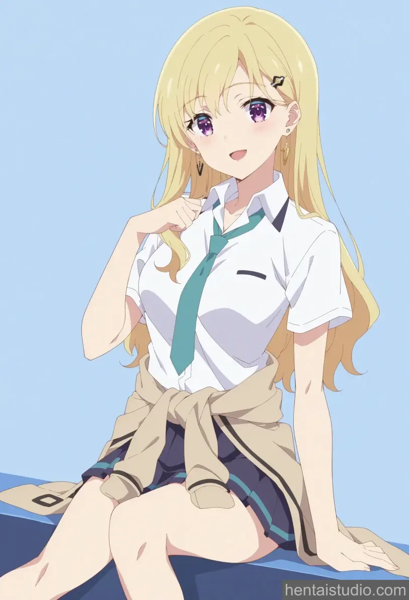 Saki Ayase from Days With My Stepsister hentai art 7 of 65