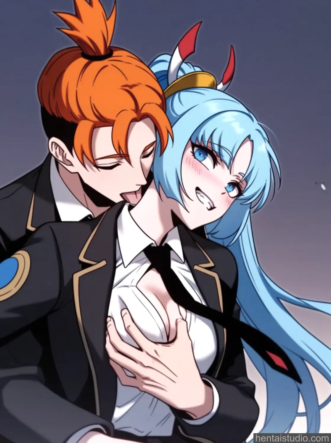 Saki Ryozo from Conquering The Academy With Just A Sashimi Knife hentai art 4 of 121