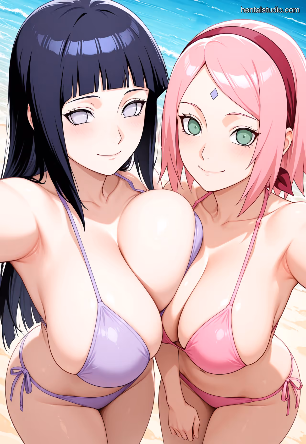 Sakura Haruno x Hanabi Hyuga - Naruto - Hentai Gallery - 60 Images — image 10 of 60