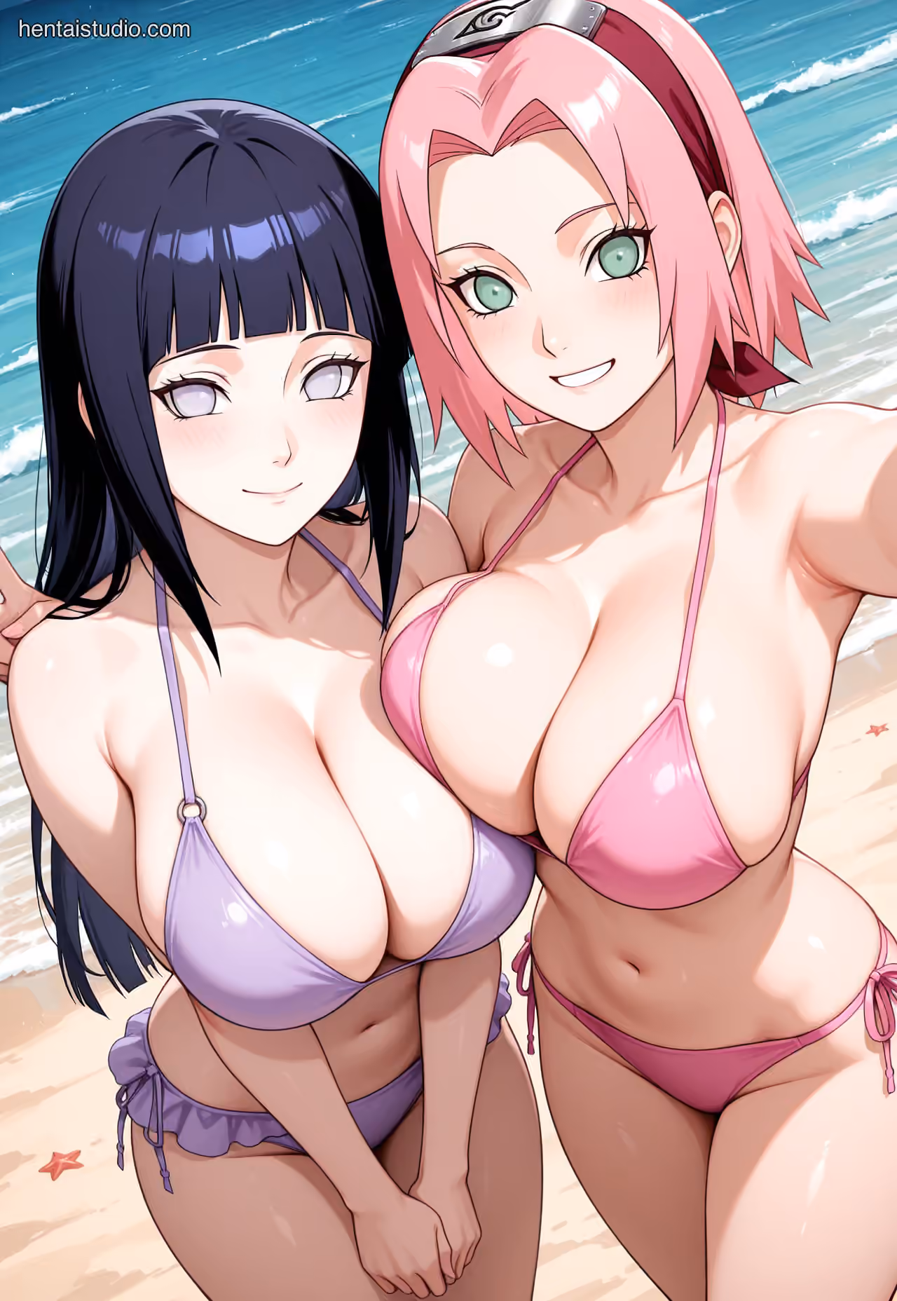 Sakura Haruno x Hanabi Hyuga - Naruto - Hentai Gallery - 60 Images — image 5 of 60