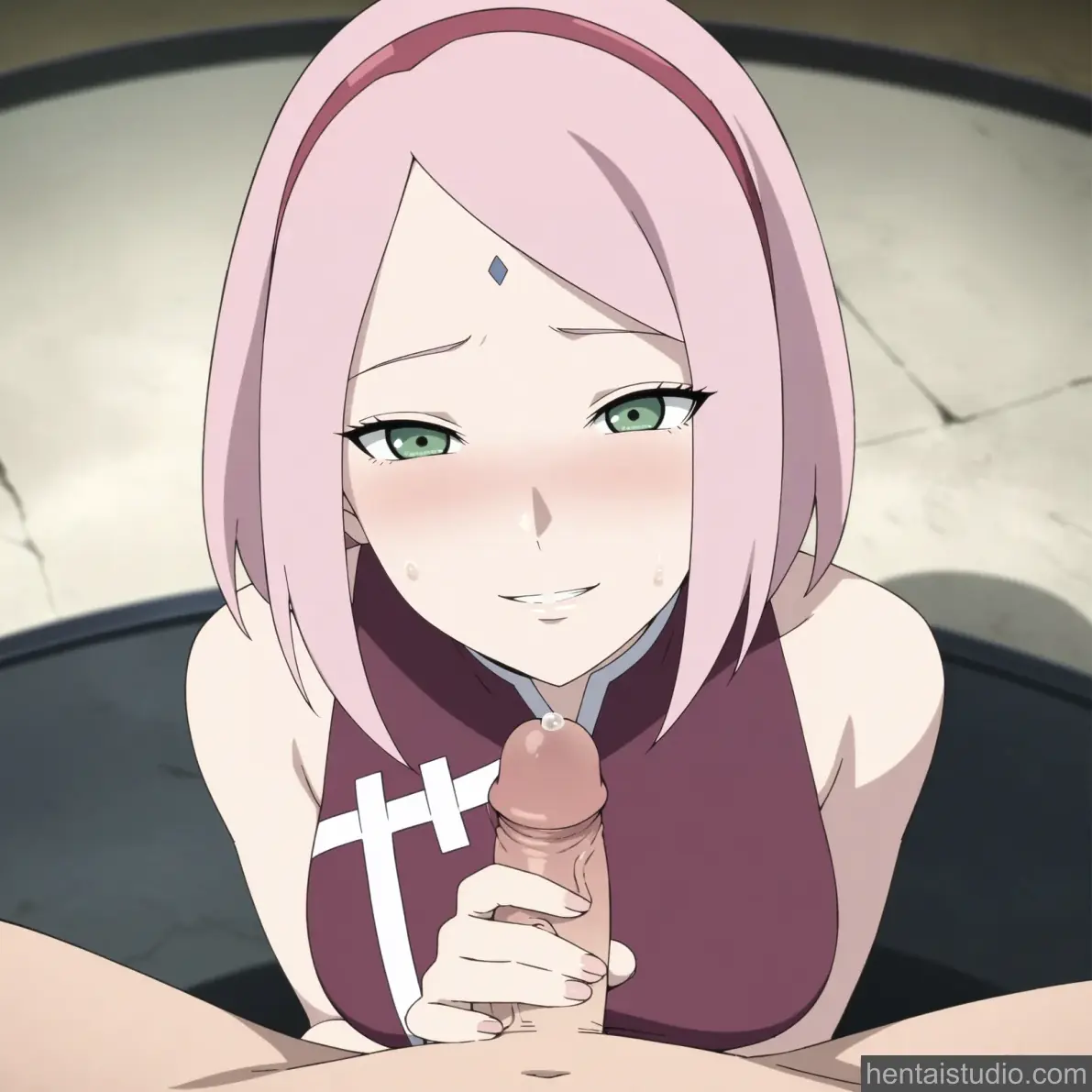 Sakura from Naruto hentai art 47 of 53