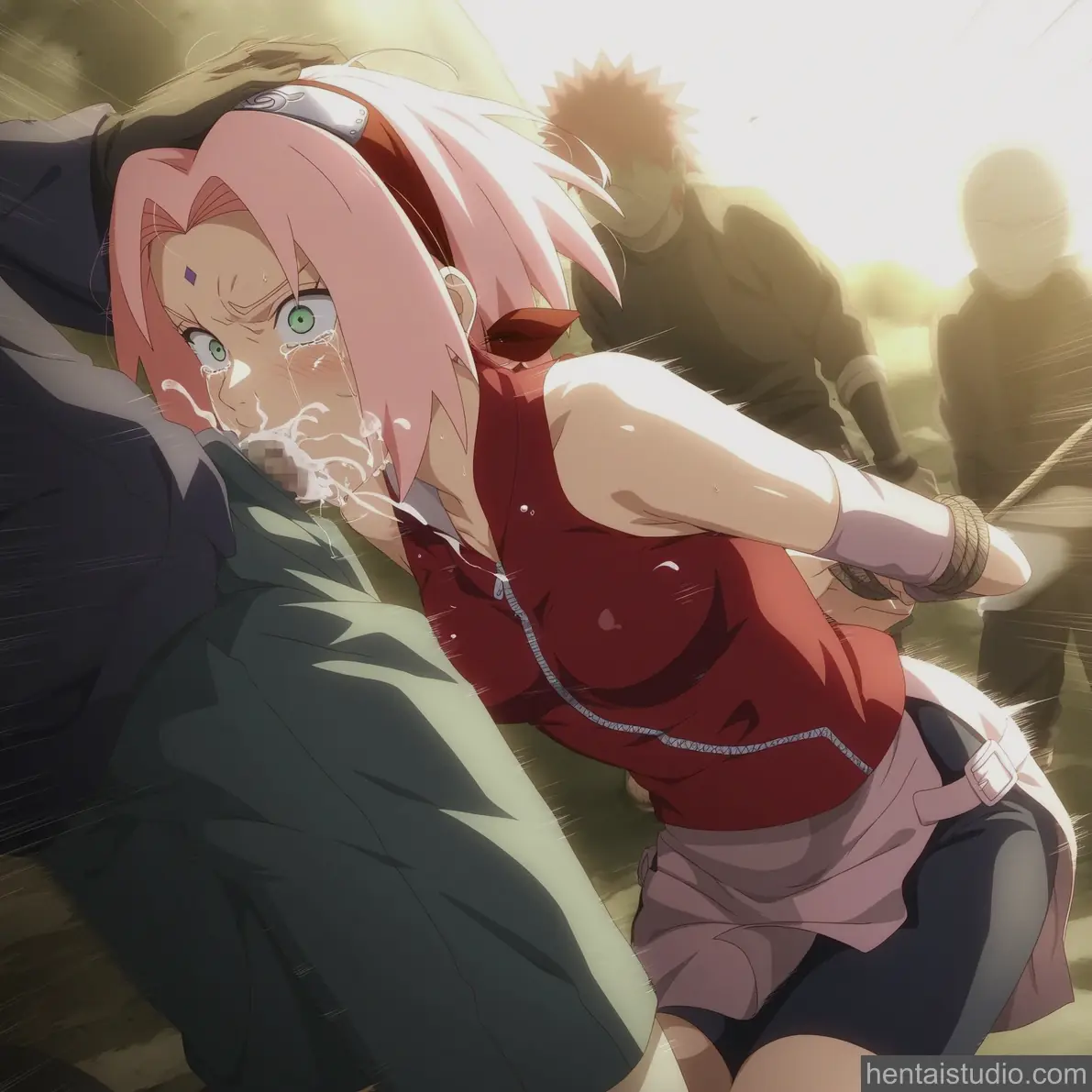 Sakura from Naruto hentai art 1 of 14