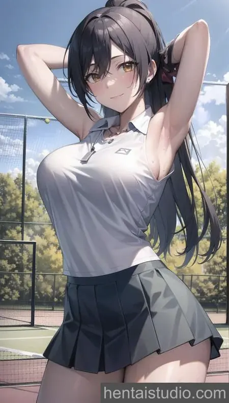 Sakuya Shirase from The Idolmaster hentai art 1 of 10