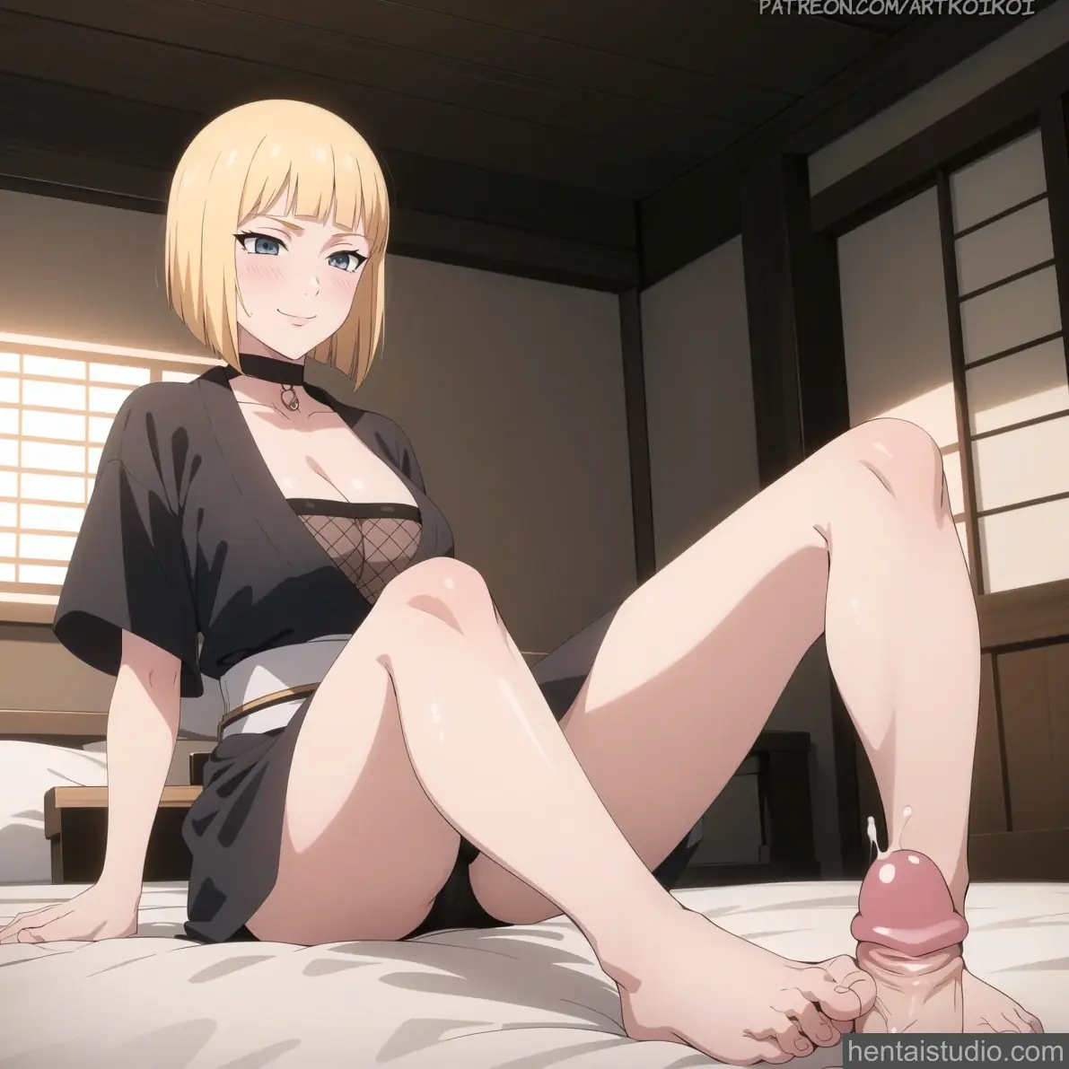 Samui from Naruto hentai art 6 of 12