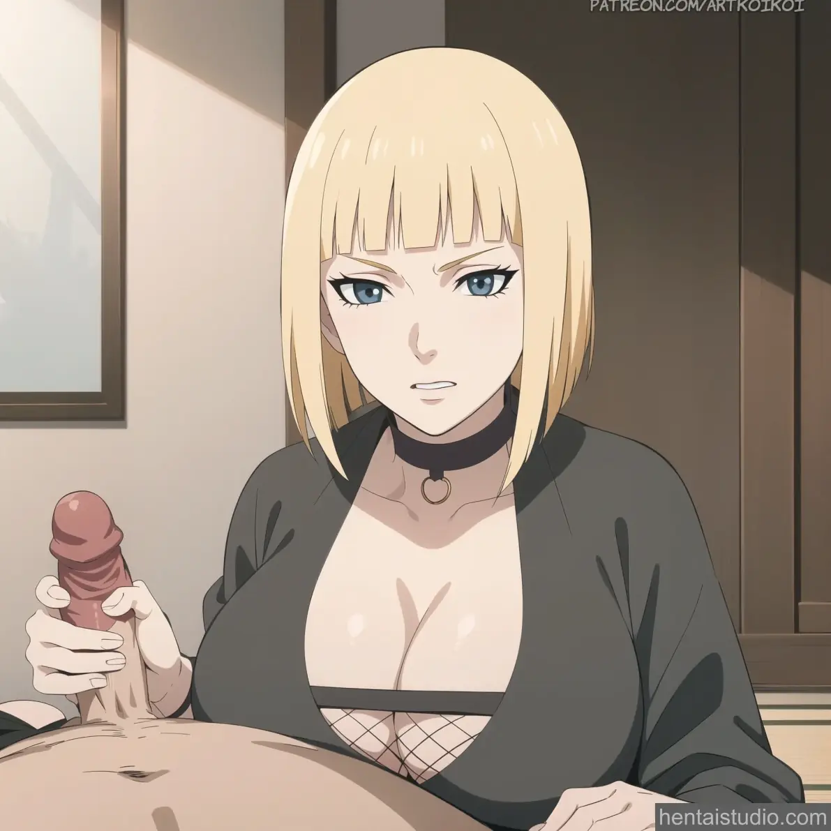 Samui from Naruto hentai art 7 of 12