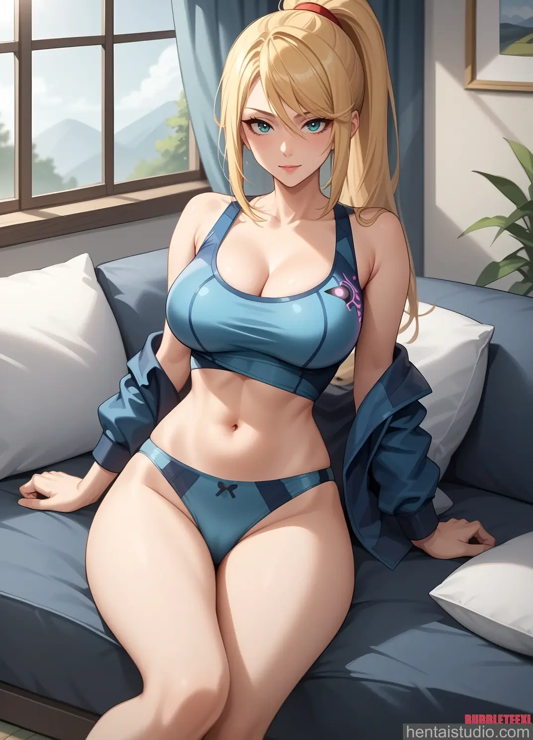 Samus Aran from Metroid hentai art 12 of 49