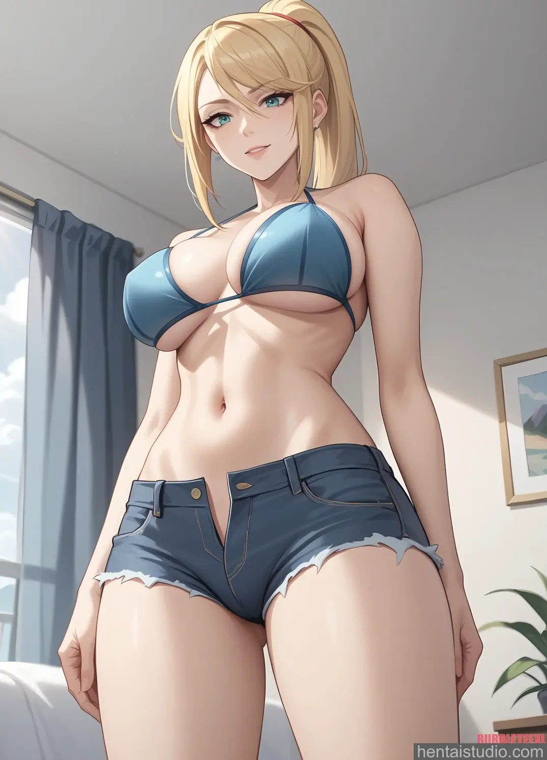 Samus Aran from Metroid hentai art 40 of 49