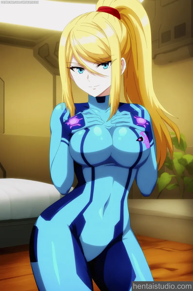 Samus Aran | Metroid - Fanart – hentai anime character, Samus Aran, Metroid, Blonde, Blue Eyes, Long Hair, Game, Big Tits, Creampie, Big Ass