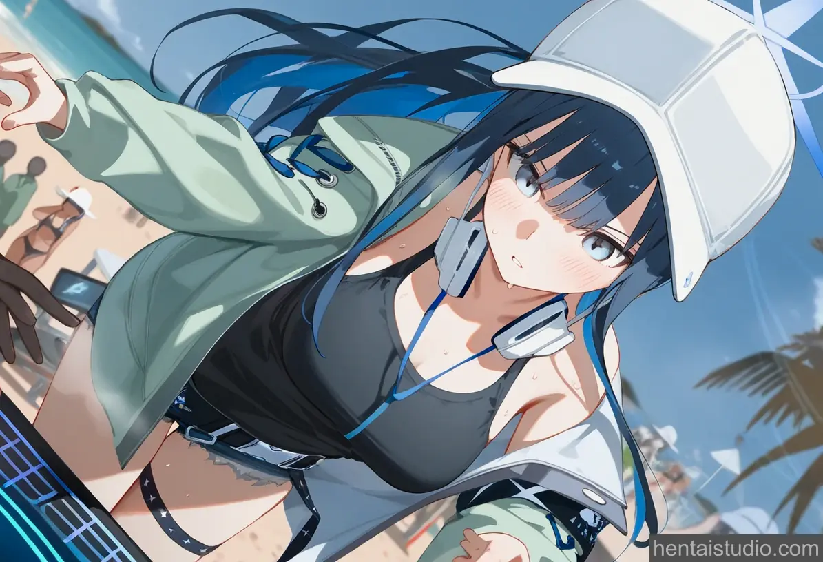 Saori Joumae from Blue Archive hentai art 1 of 19