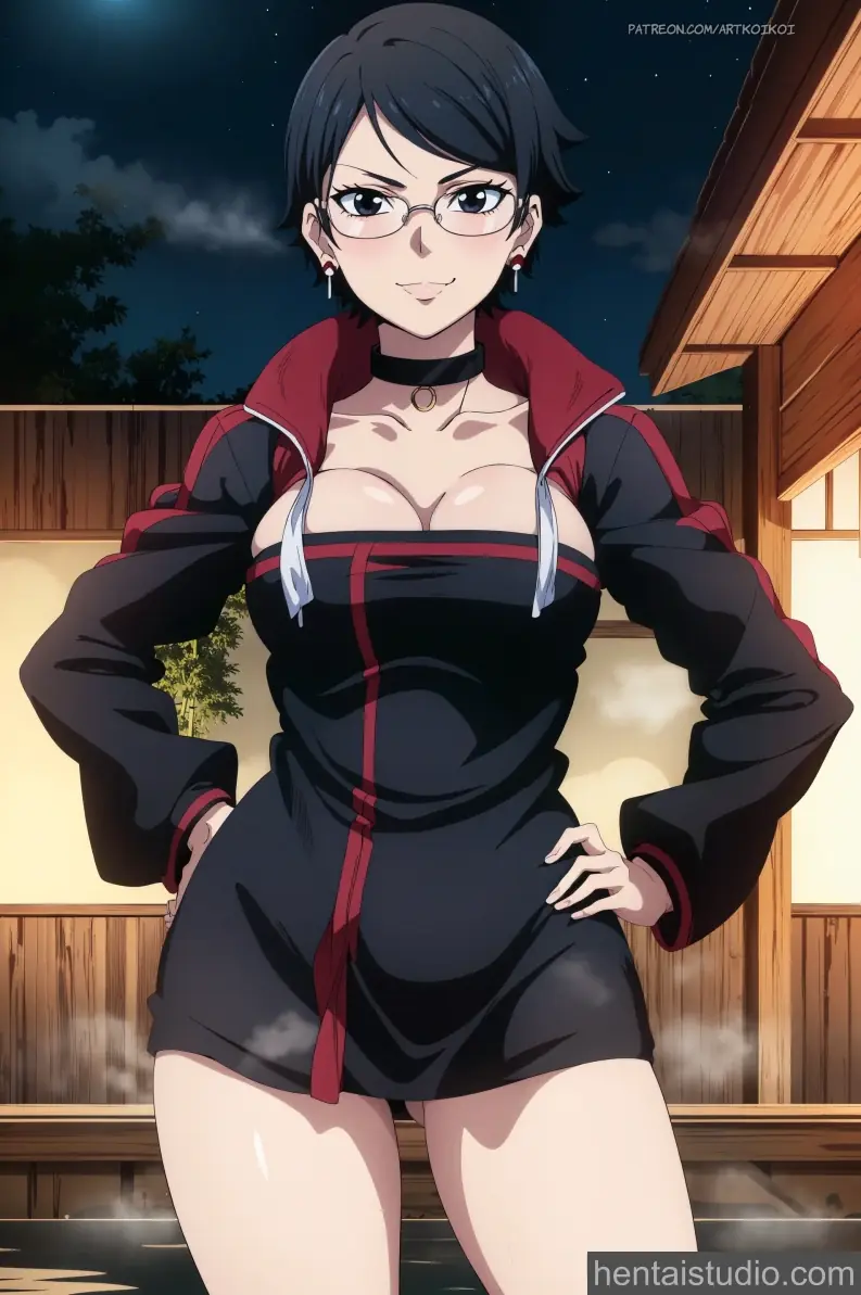Sarada Uchiha from Boruto hentai art 1 of 18