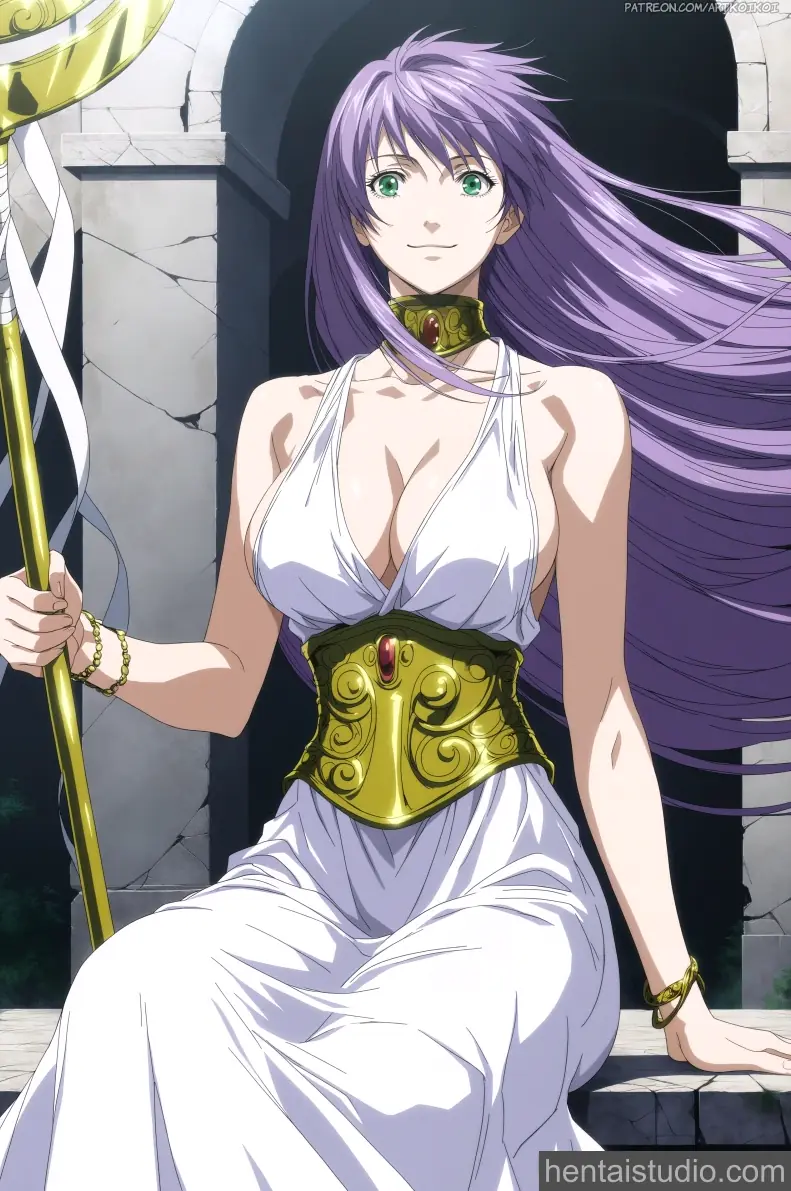 Sasha from Saint Seiya: The Lost Canvas hentai art 22 of 35