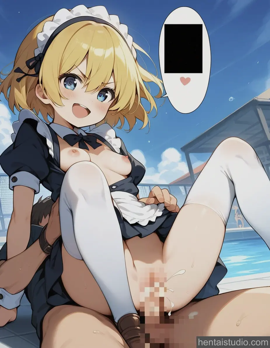 Satoko Houjou from Higurashi When They Cry hentai art 12 of 15