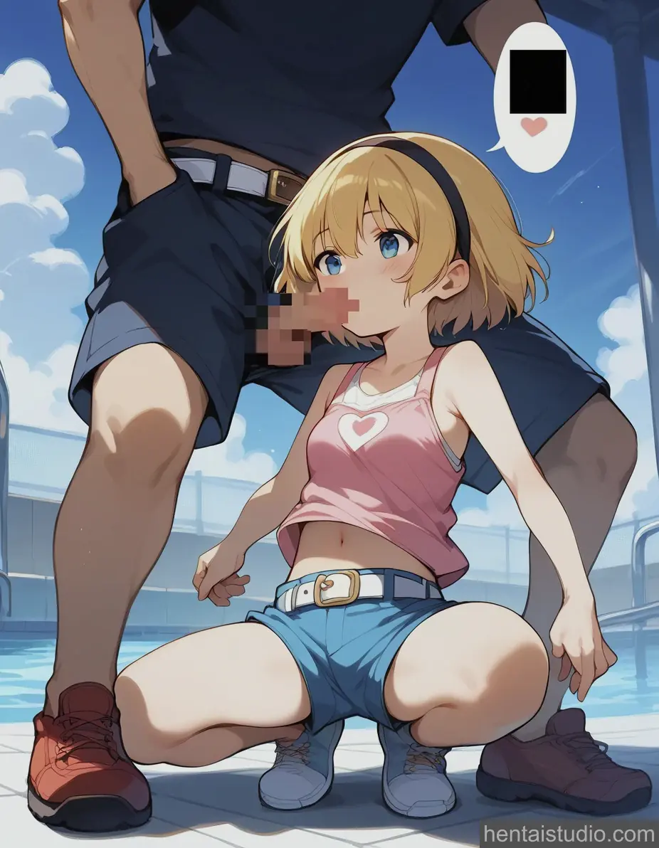 Satoko Houjou from Higurashi When They Cry hentai art 4 of 15