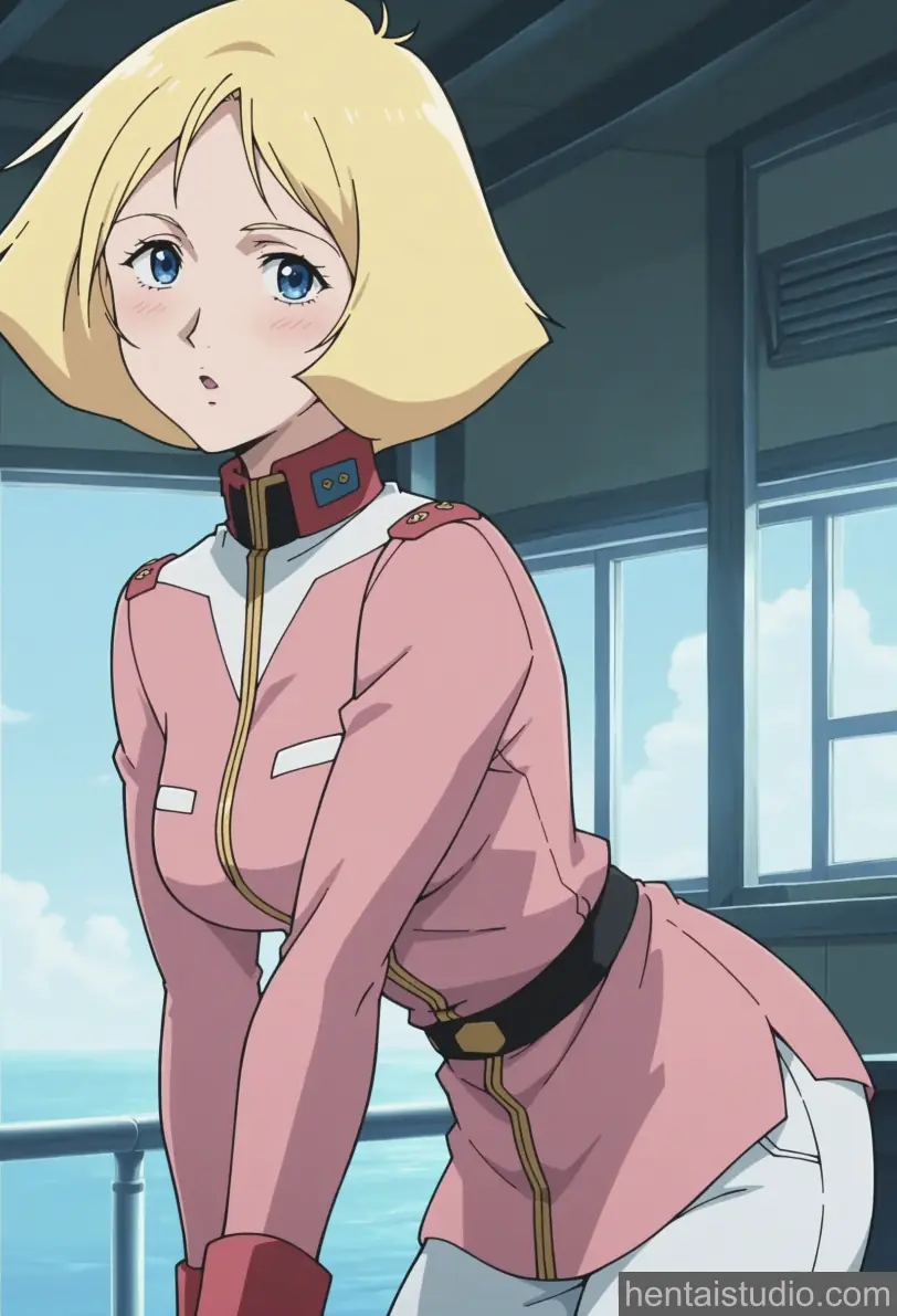 Sayla Mass from Gundam hentai art 12 of 28
