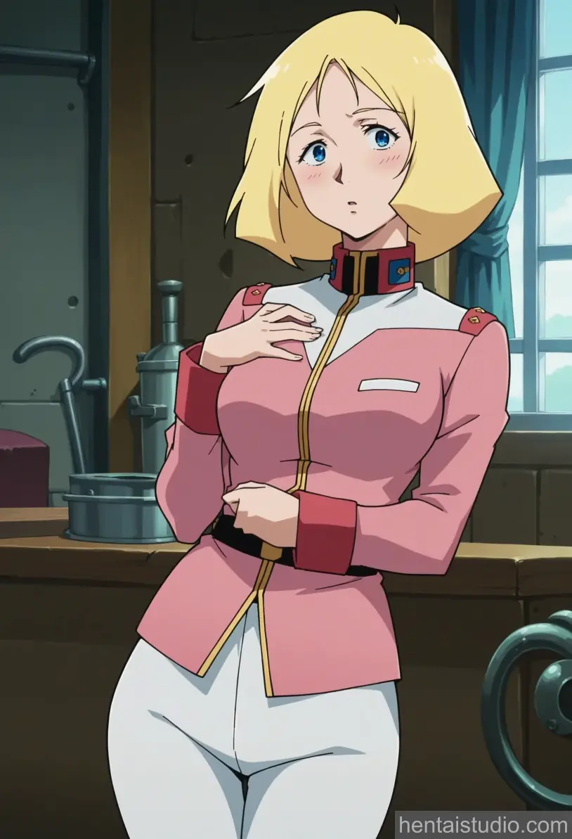 Sayla Mass from Gundam hentai art 14 of 28