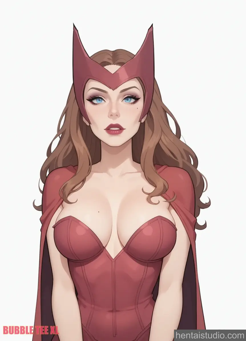 Scarlet Witch from Marvel Comic hentai art 15 of 48