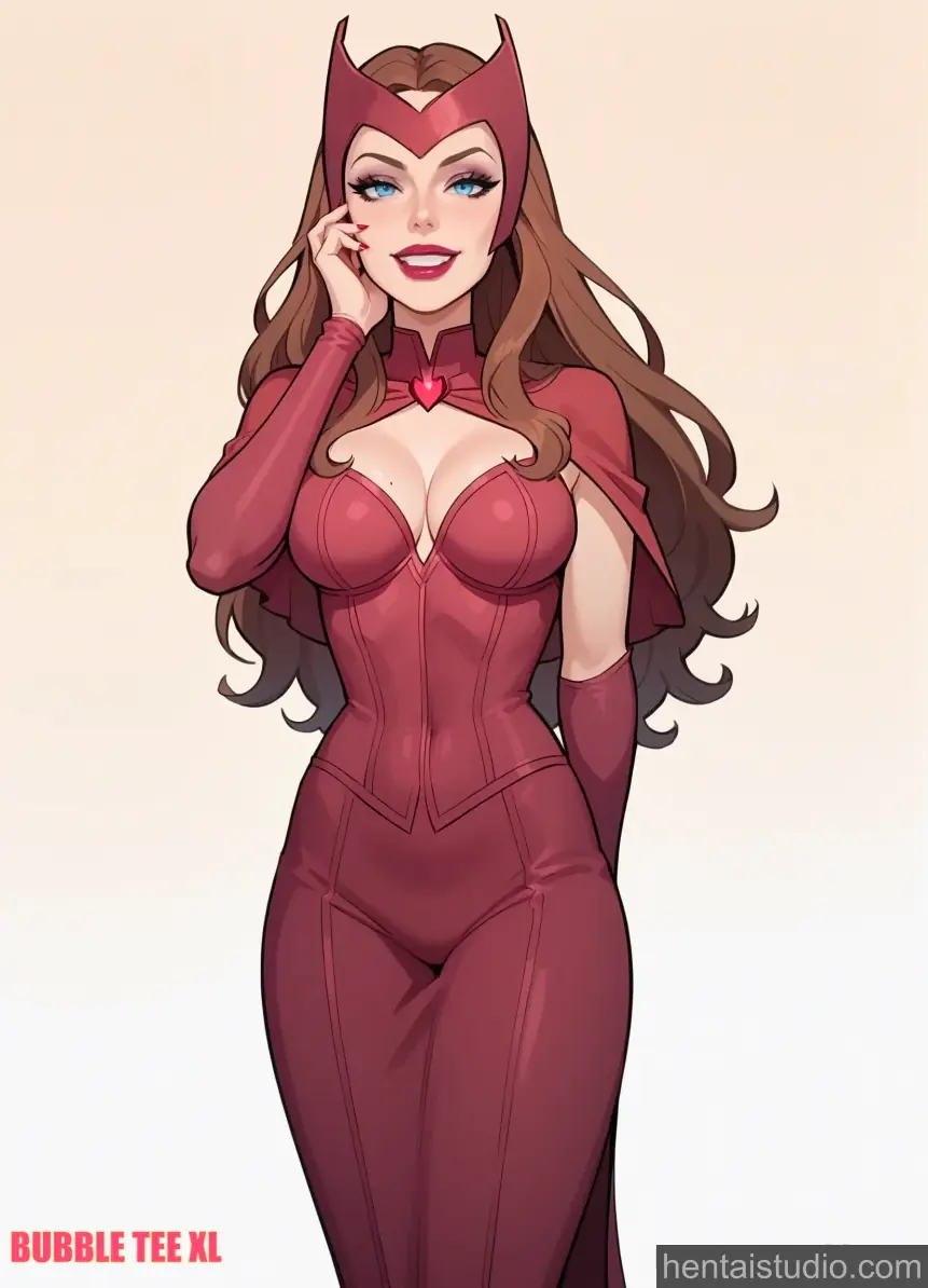 Scarlet Witch from Marvel Comic hentai art 25 of 48