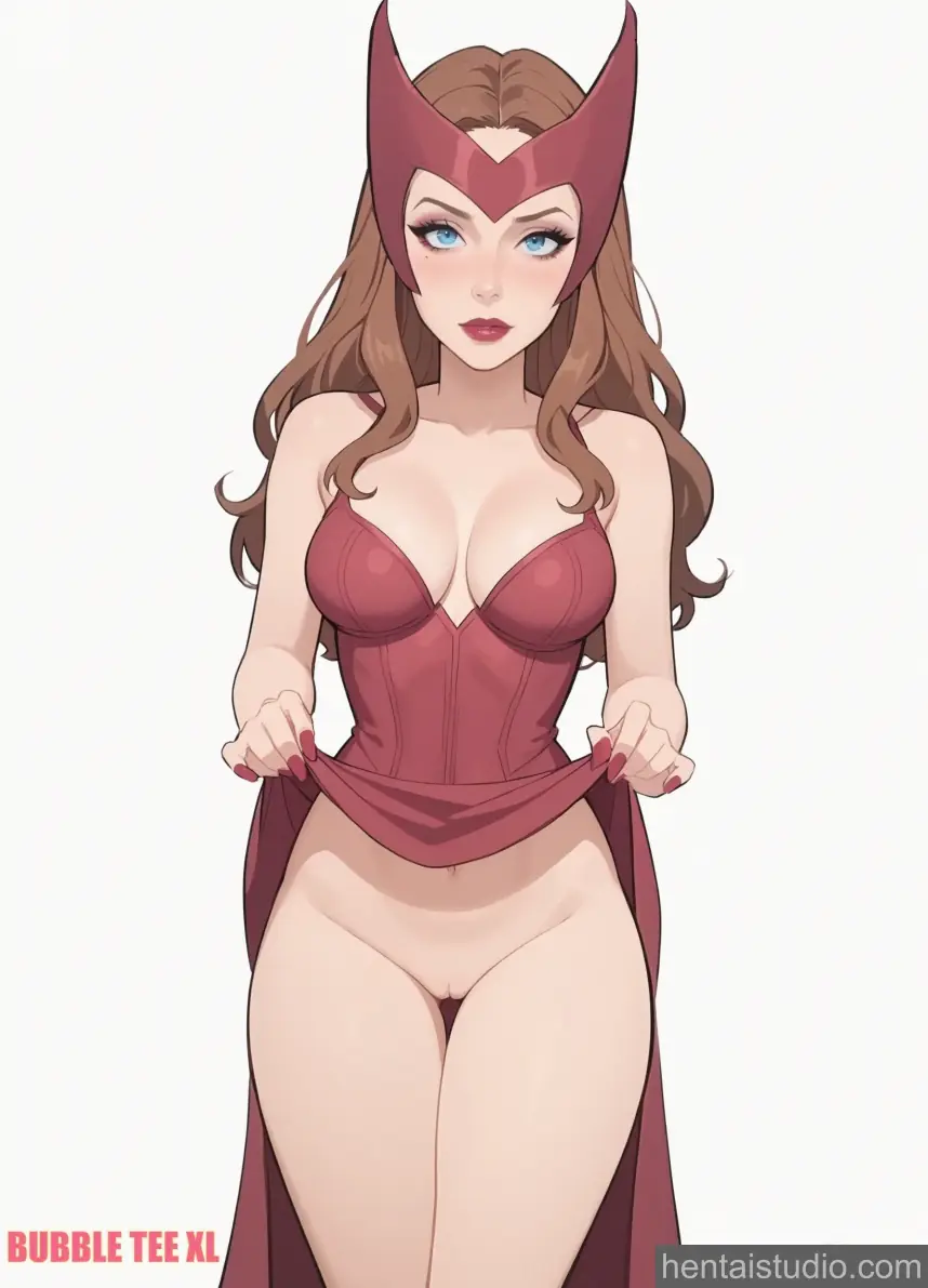 Scarlet Witch from Marvel Comic hentai art 3 of 48