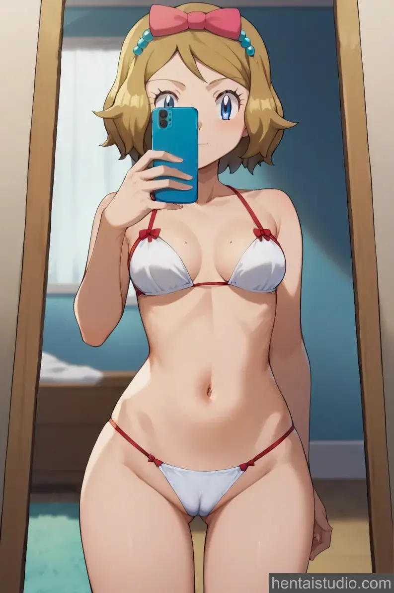 Serena from Pokemon hentai art 20 of 95