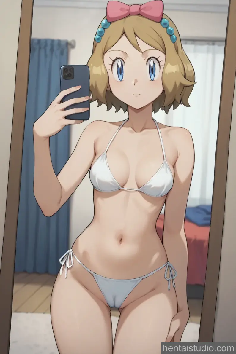 Serena from Pokemon hentai art 74 of 95