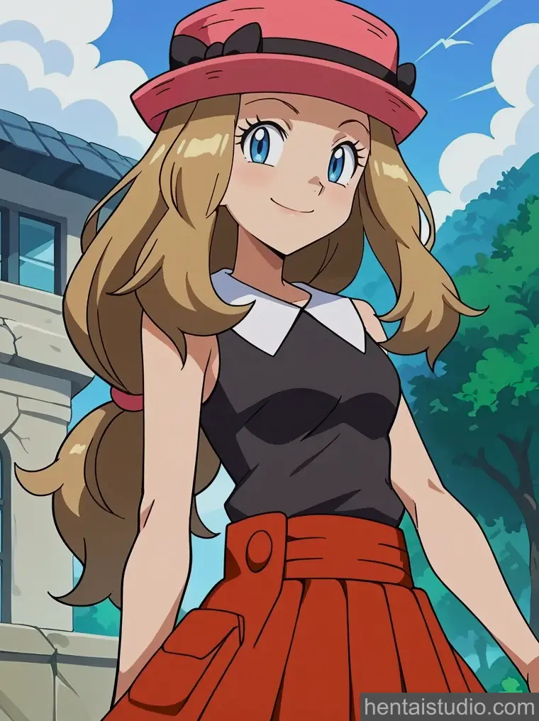 Serena from Pokemon hentai art 1 of 200