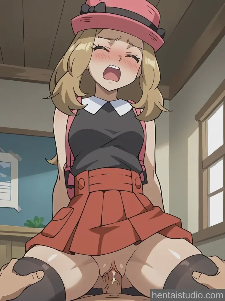 Serena from Pokemon hentai art 106 of 200