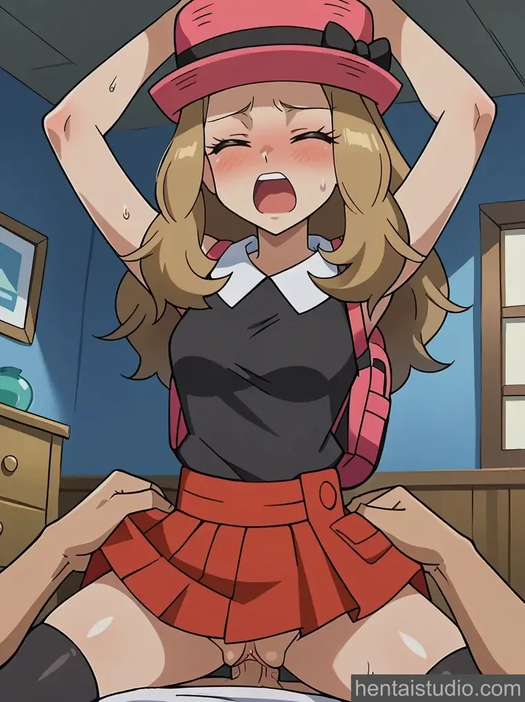 Serena from Pokemon hentai art 109 of 200