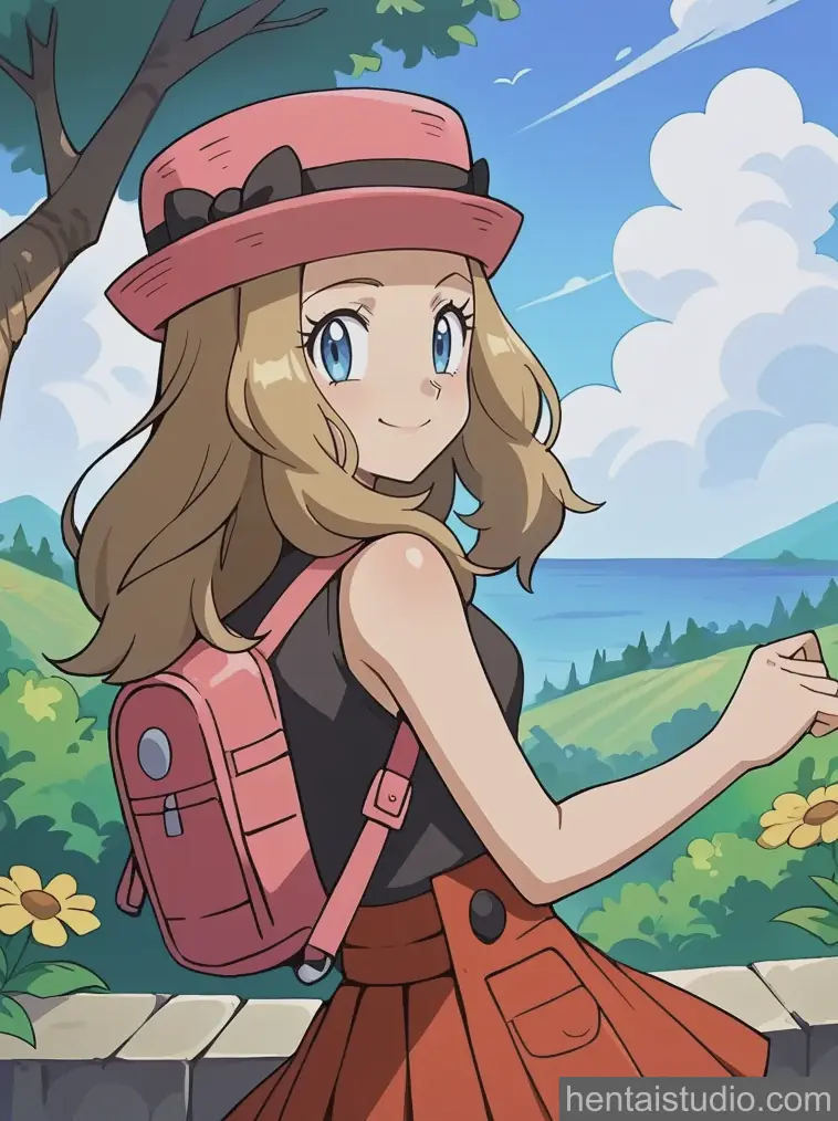 Serena from Pokemon hentai art 11 of 200