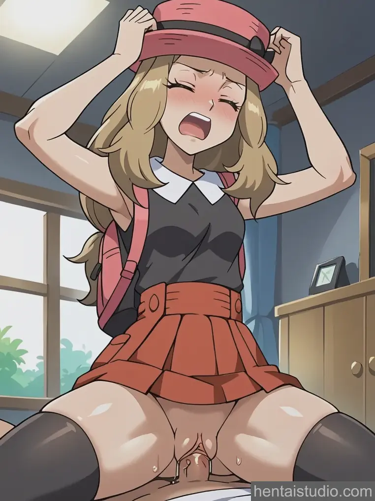 Serena from Pokemon hentai art 110 of 200