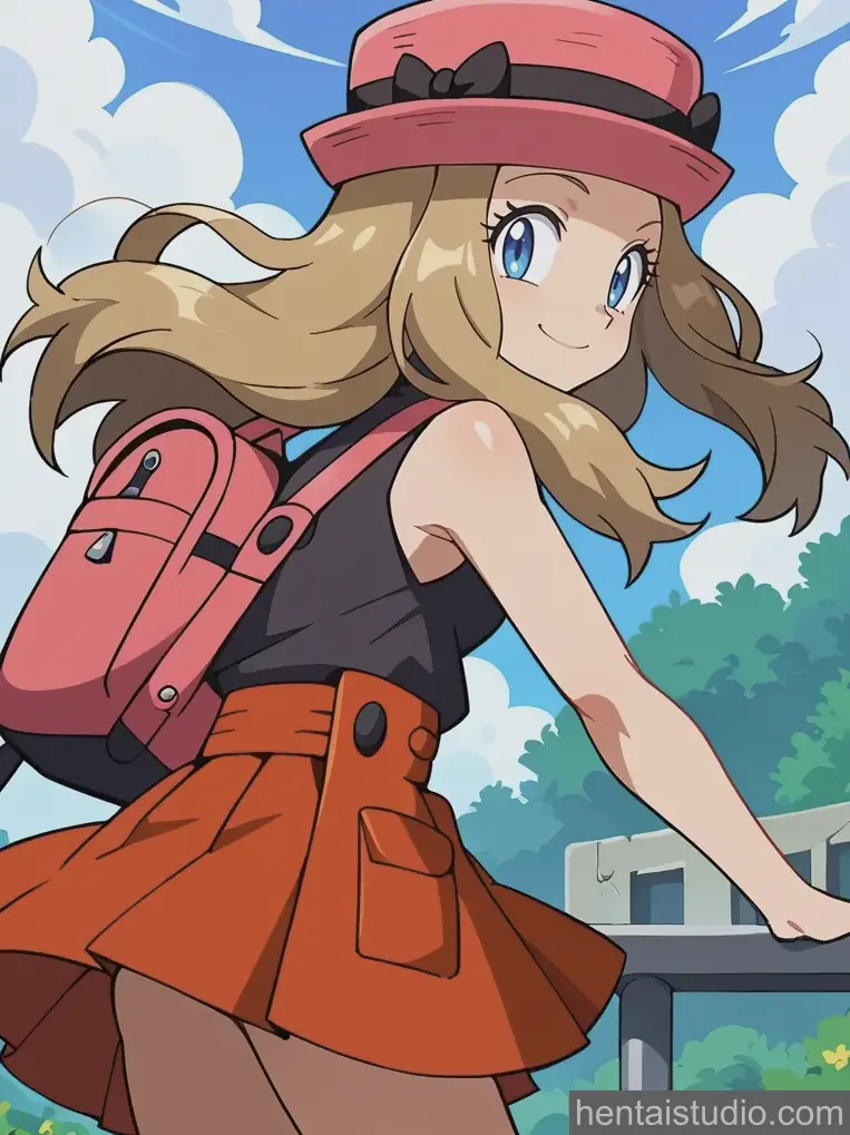 Serena from Pokemon hentai art 12 of 200