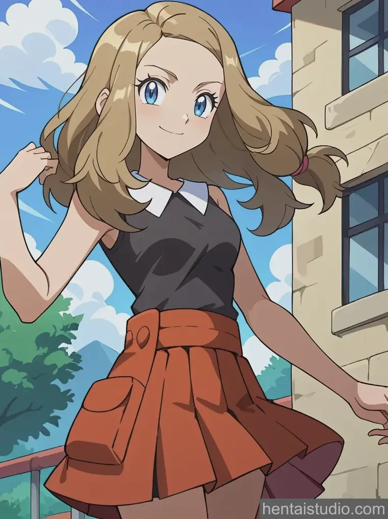Serena from Pokemon hentai art 13 of 200