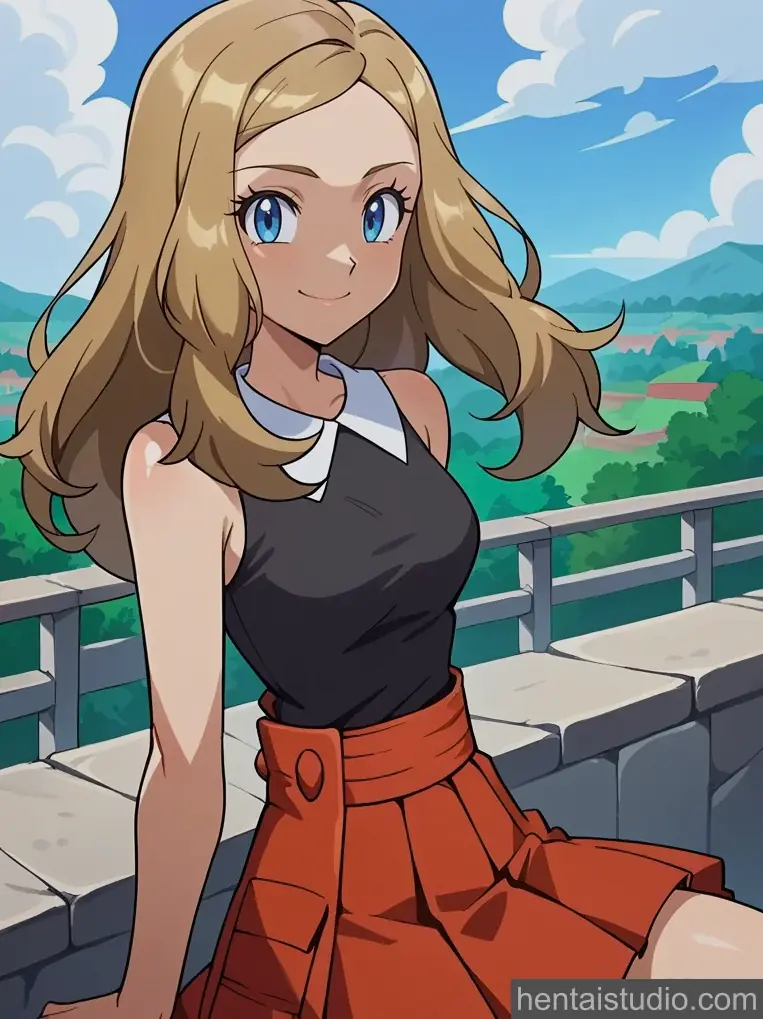 Serena from Pokemon hentai art 14 of 200