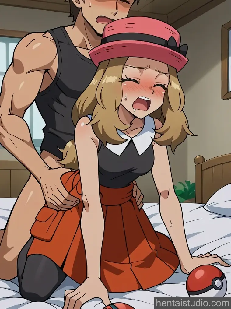 Serena from Pokemon hentai art 152 of 200