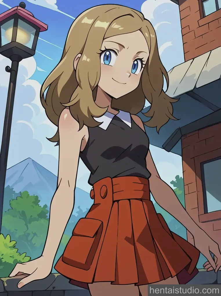 Serena from Pokemon hentai art 16 of 200