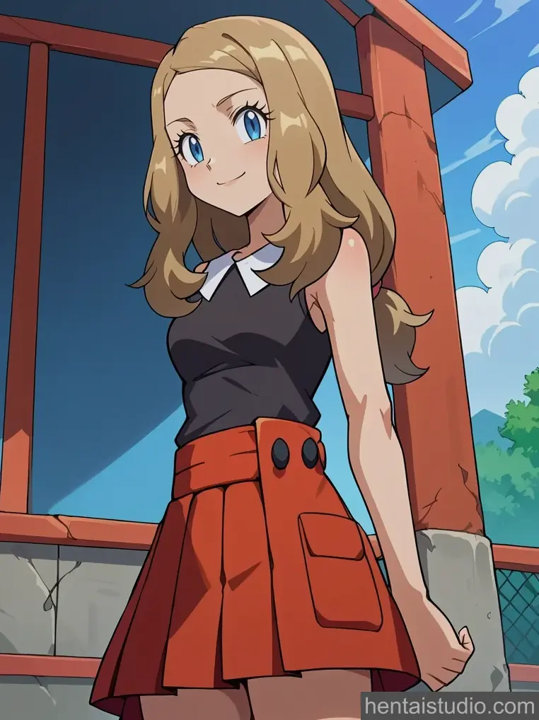 Serena from Pokemon hentai art 17 of 200