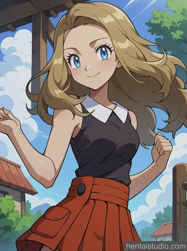 Serena from Pokemon hentai art 18 of 200