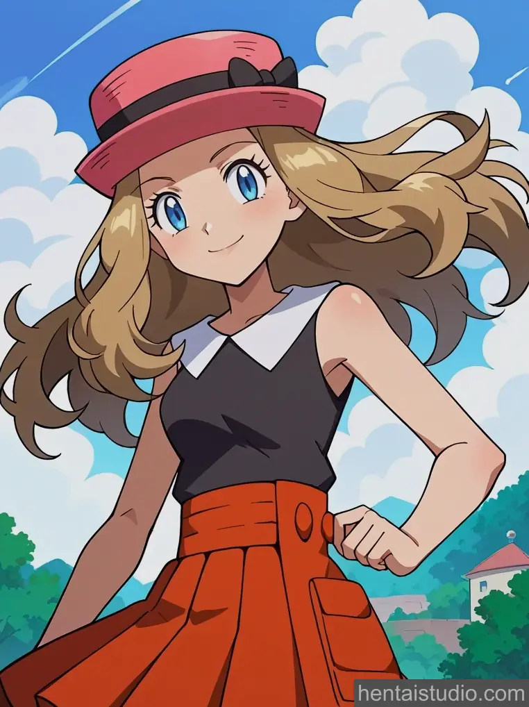 Serena from Pokemon hentai art 2 of 200