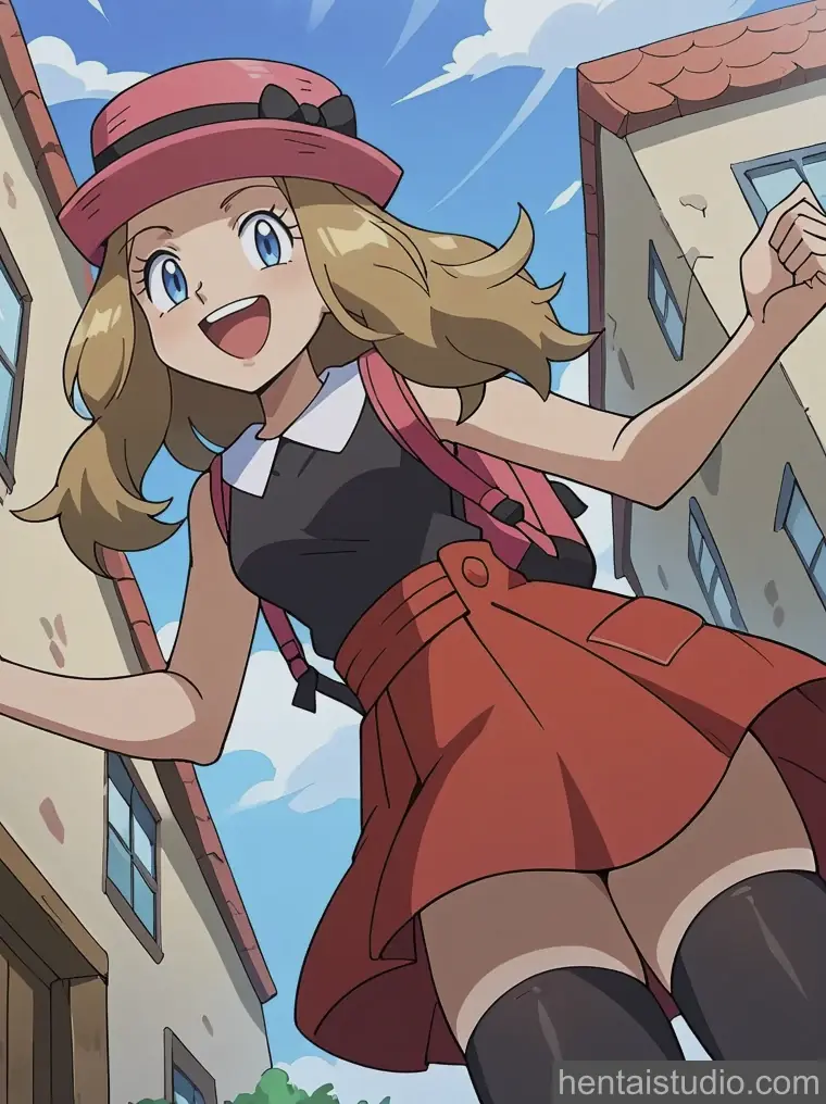 Serena from Pokemon hentai art 23 of 200