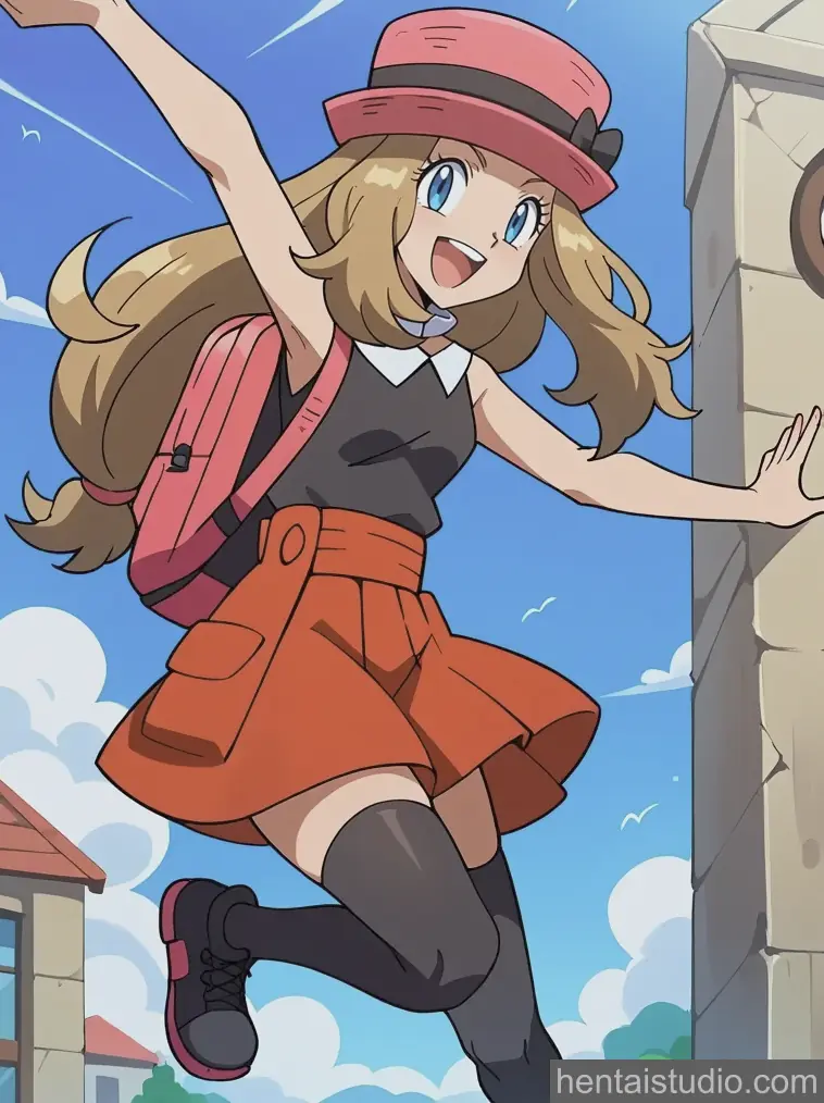 Serena from Pokemon hentai art 24 of 200