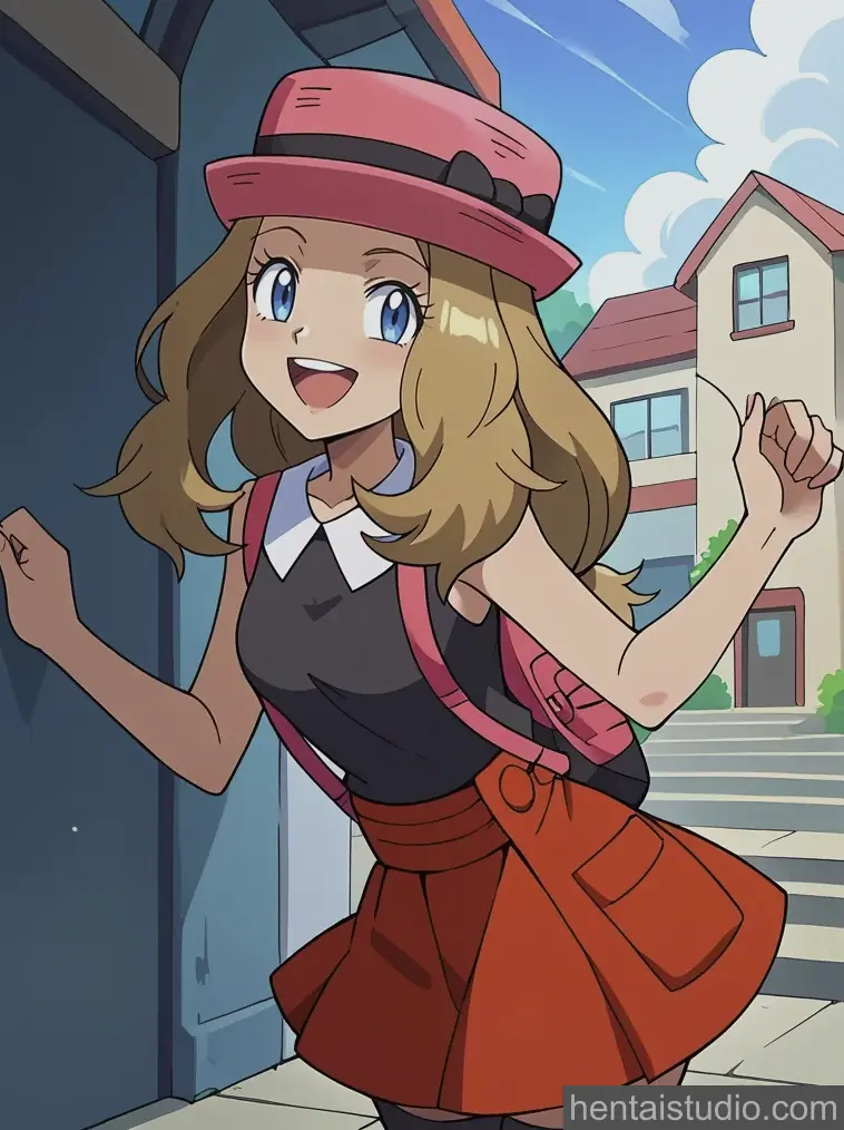 Serena from Pokemon hentai art 25 of 200